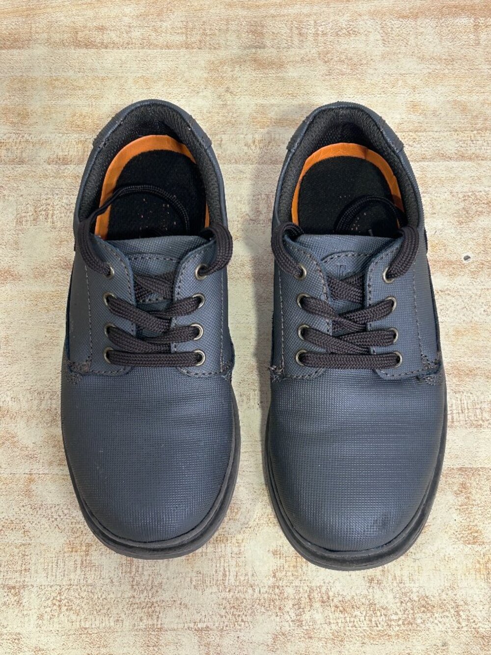 Freeman Boys Tufts Dark Brown Uniform Shoes 1W
